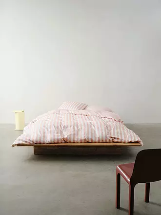 MARC O'POLO HOME | Satin Bettwäsche CLASSIC STRIPE 70x90cm/140x200cm Rose Smoke | 